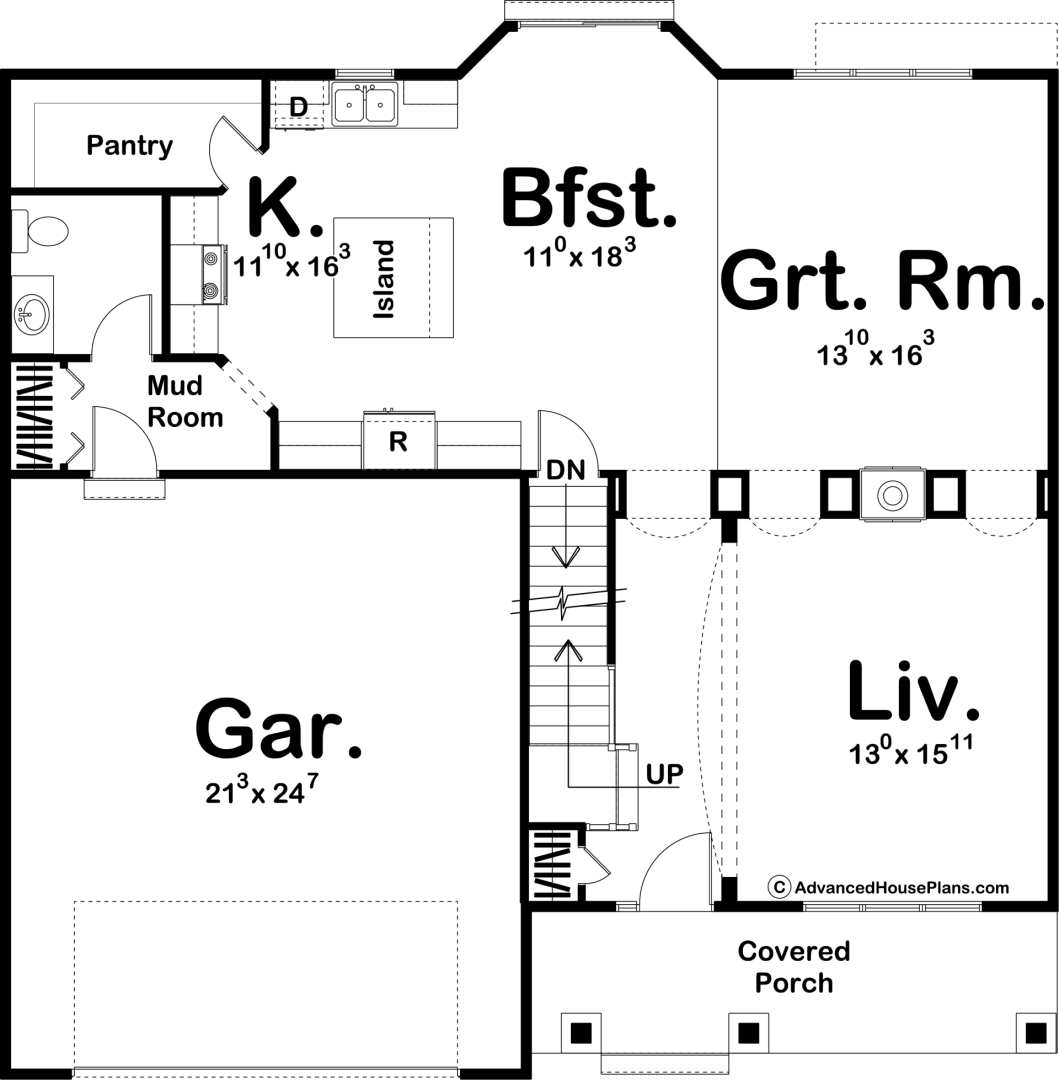 Craftsman House Plan 037h 0256