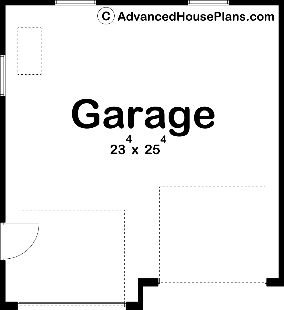 Traditional Garage Plan | Turner