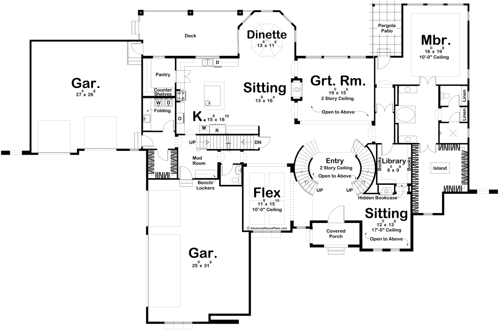 french mansion floor plans