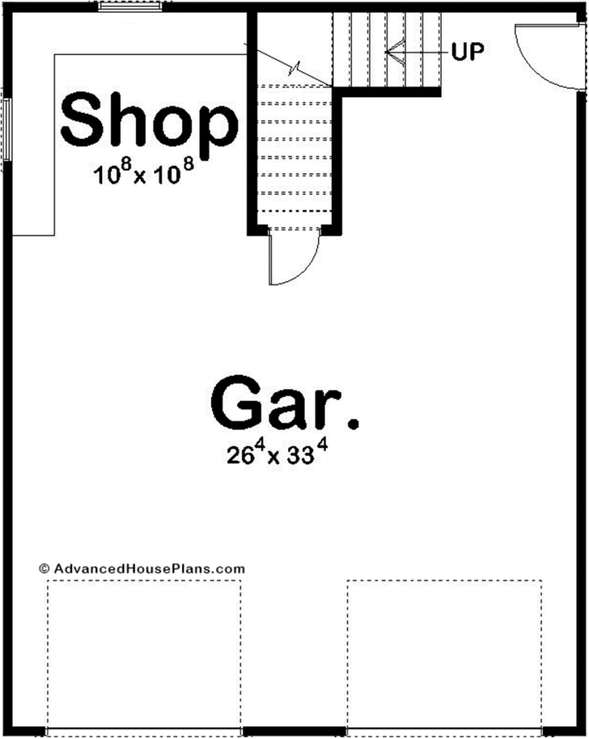 Craftsman Style Garage Plan | Harlan