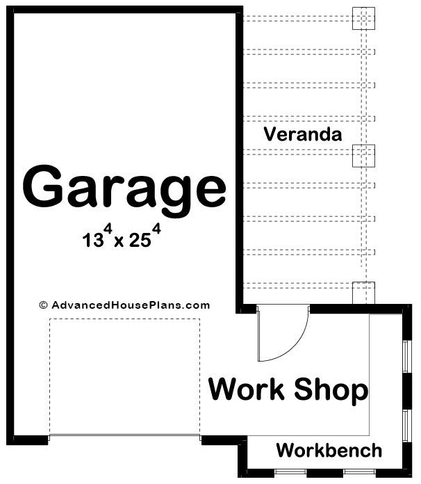Farmhouse Style Garage Plan | Perkins