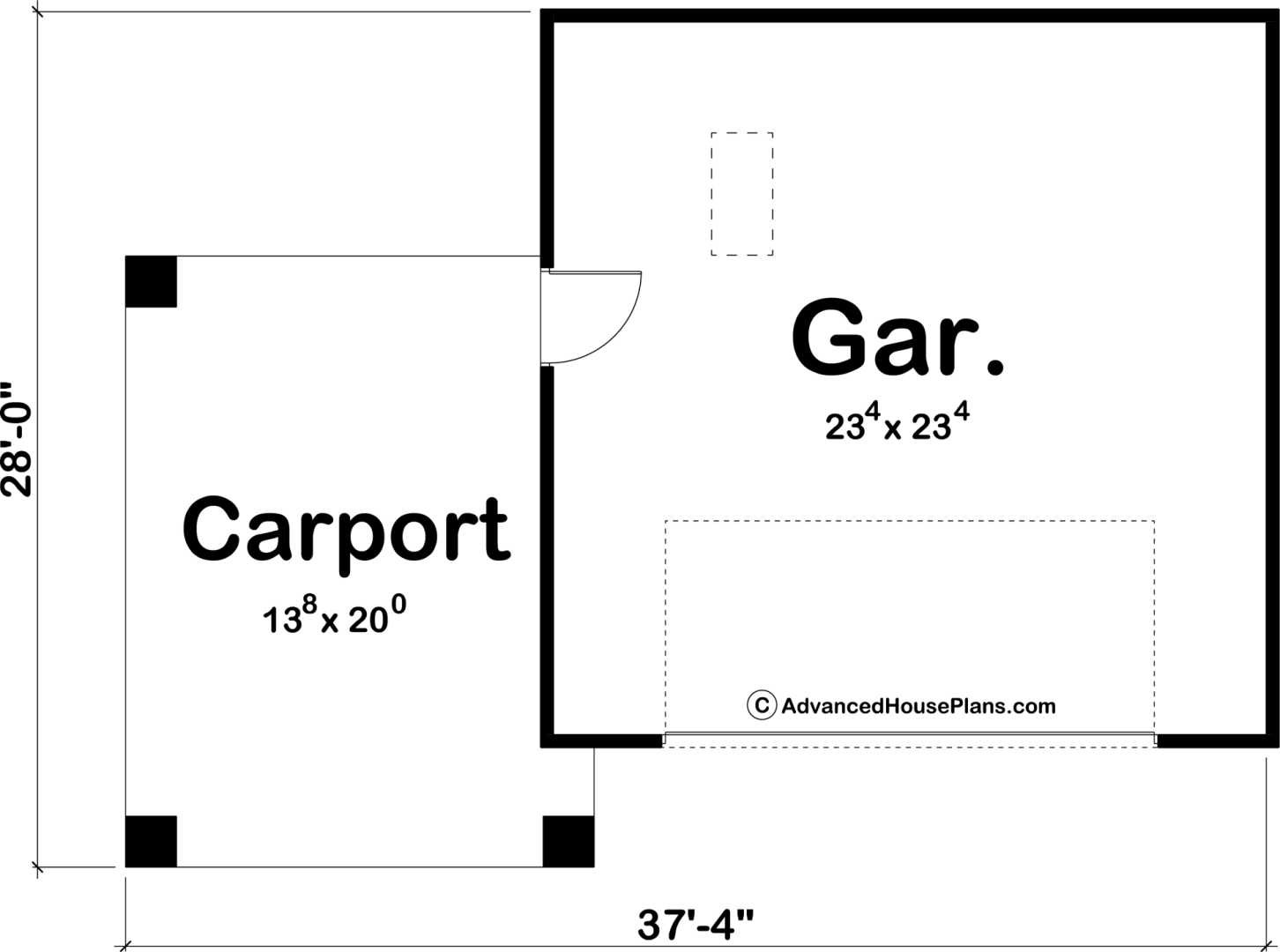 Traditional Garage Plan | Caldwell