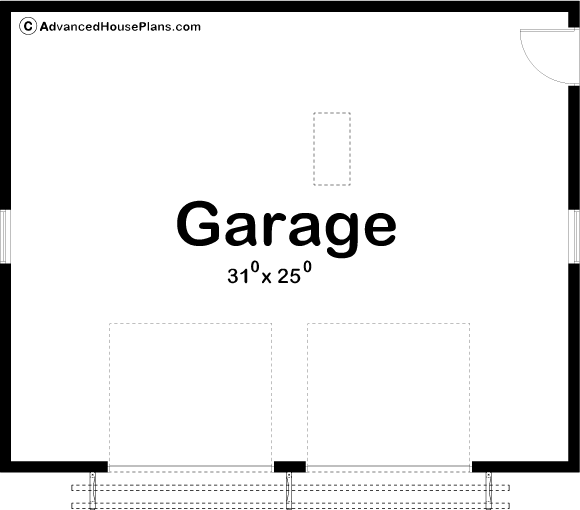 Mediterranean Style Garage Plan | Shelby