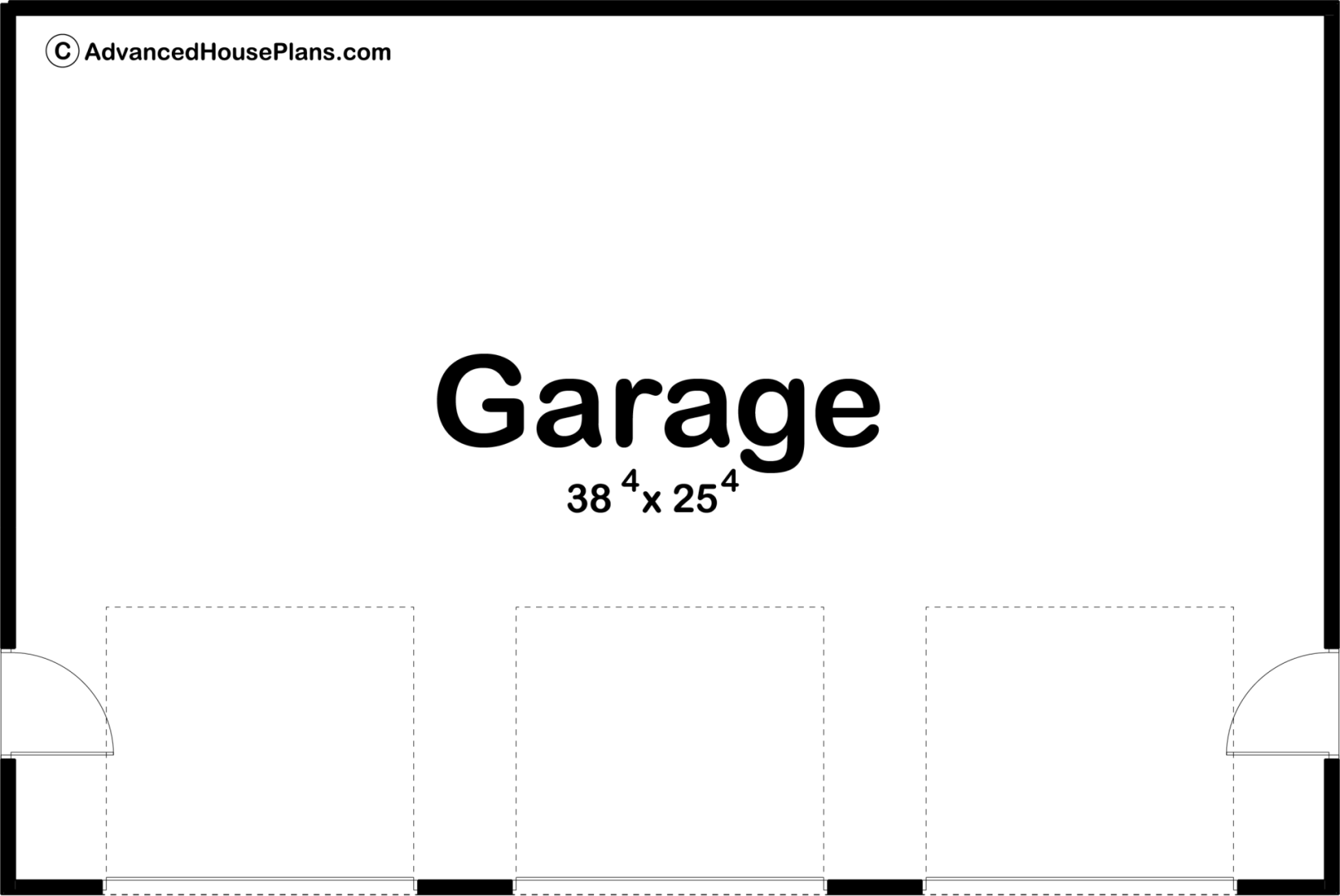 Modern Style Garage Plan | Hartley