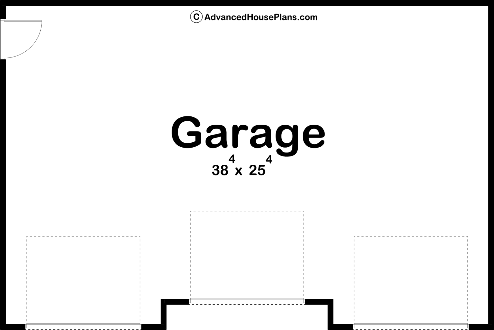 Mediterranean Style Garage Plan | Ackerman
