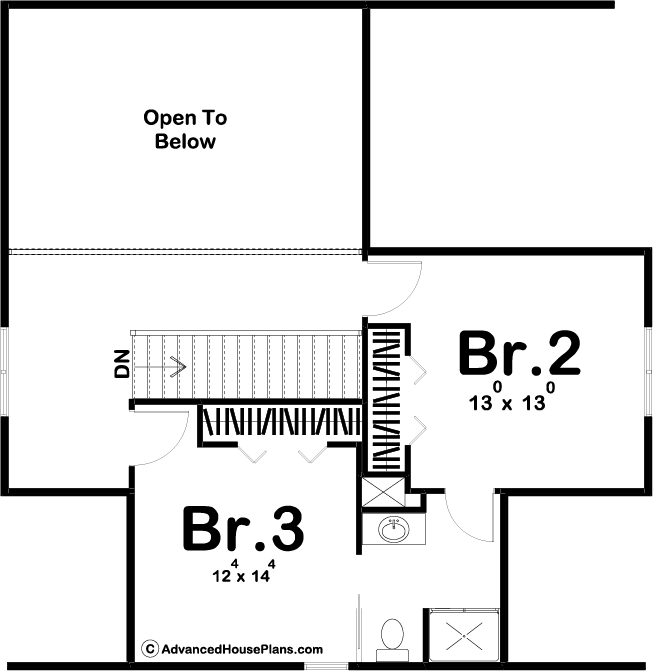 1.5 Story Craftsman House Plan | Richmond Creek