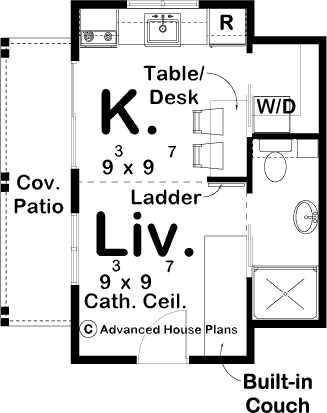 Modern Farmhouse Cabin Plan | Kristine