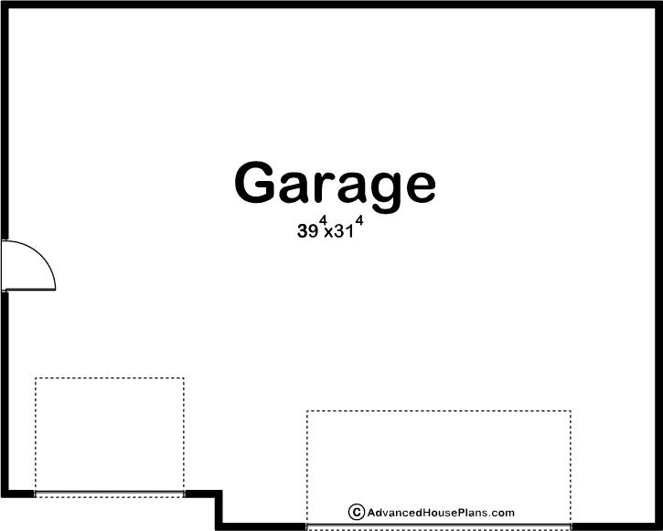 3 Car Craftsman Garage Plan | Hammond