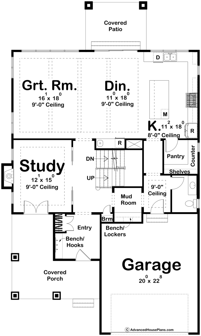 Cottage Style House Plan | Eastland