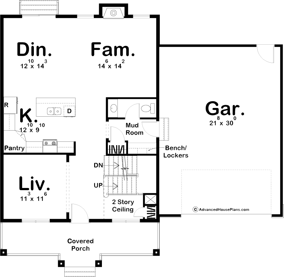 2 Story Modern Prairie House Plan | Faust