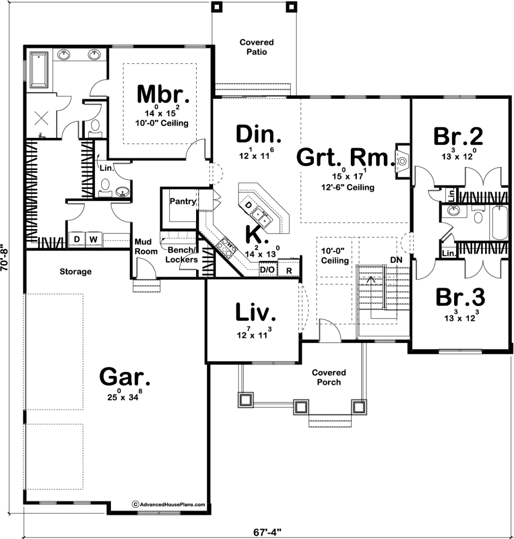 23-1-story-house-floor-plans