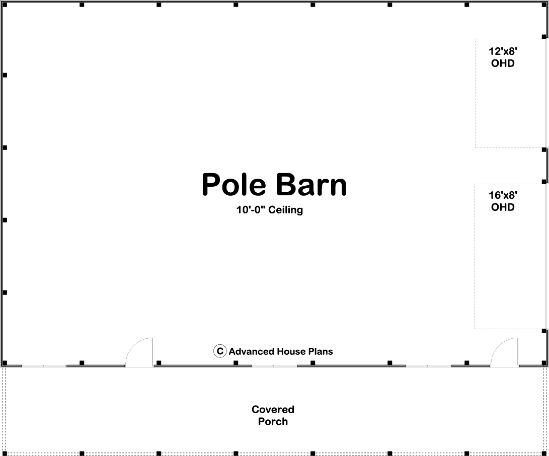 Pole Barn/Post Frame Plan | Reagan