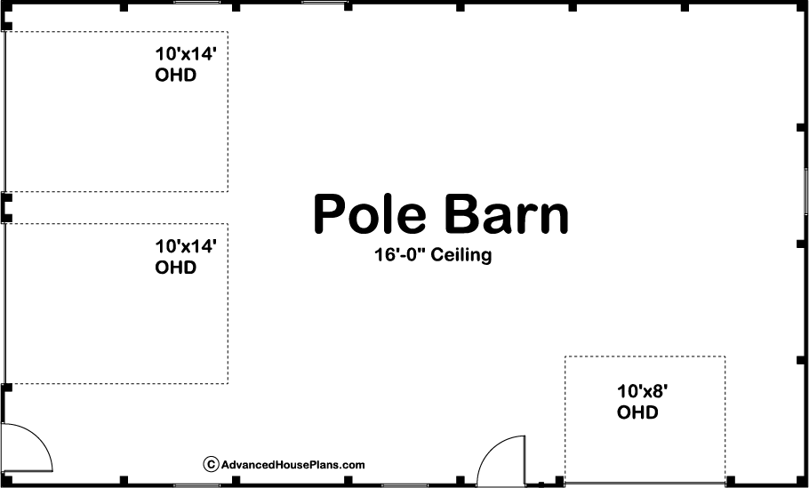 Pole Barn/Post Frame Plan | Jefferson