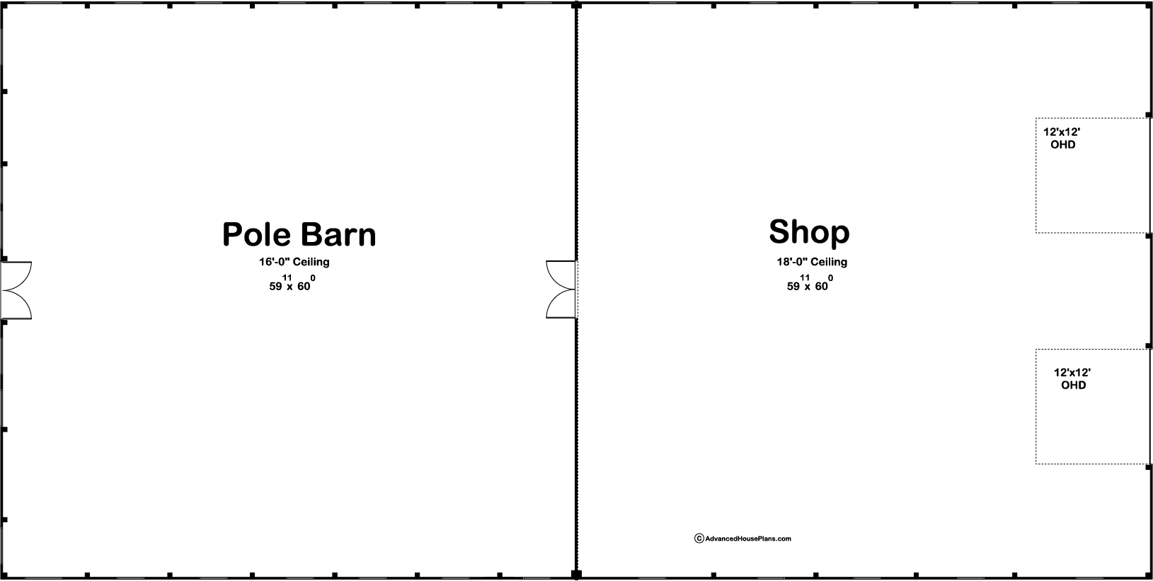 Pole Barn/Post Frame Plan | Wilson