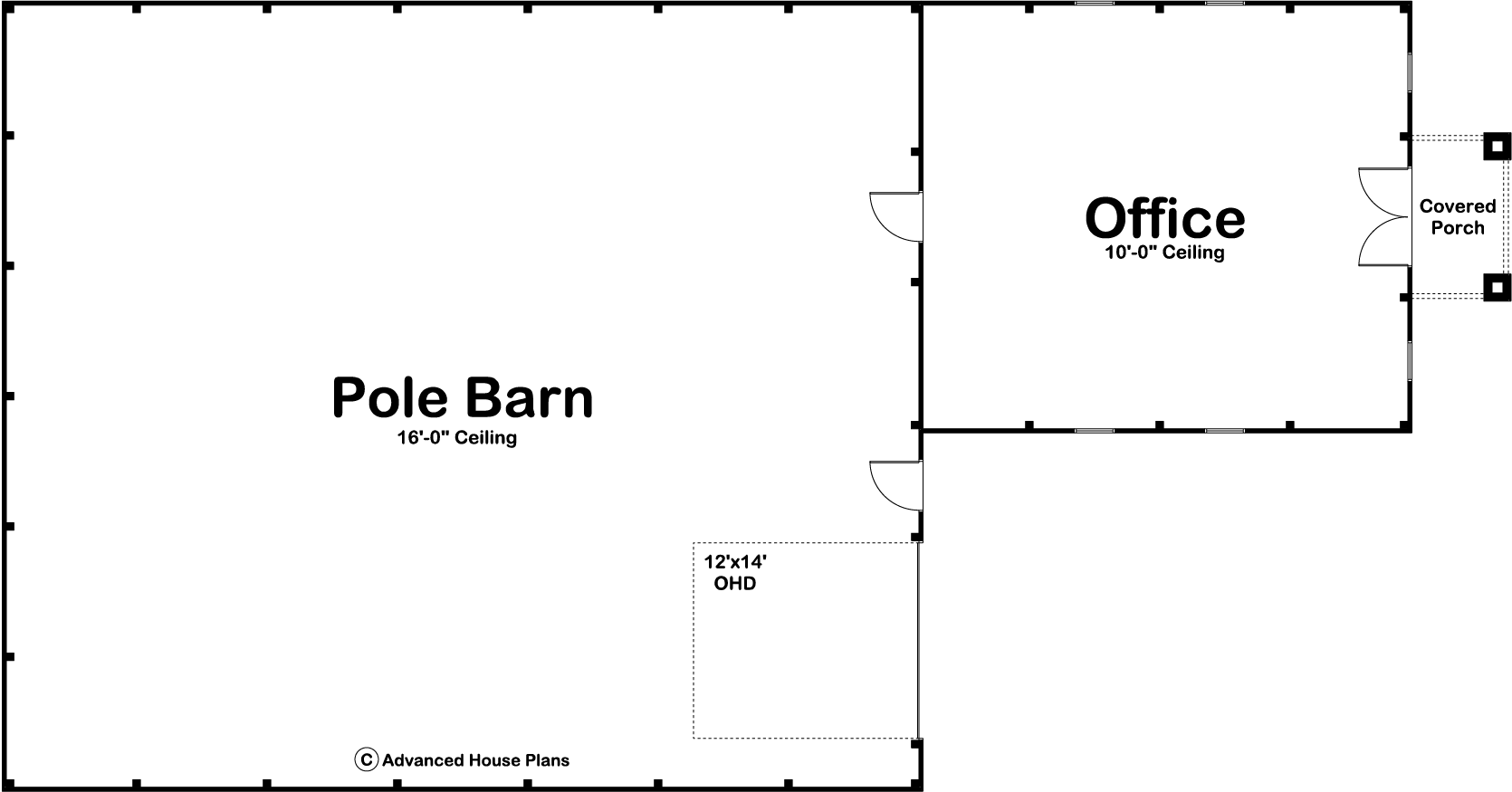 Pole Barn/Post Frame Plan | Clinton