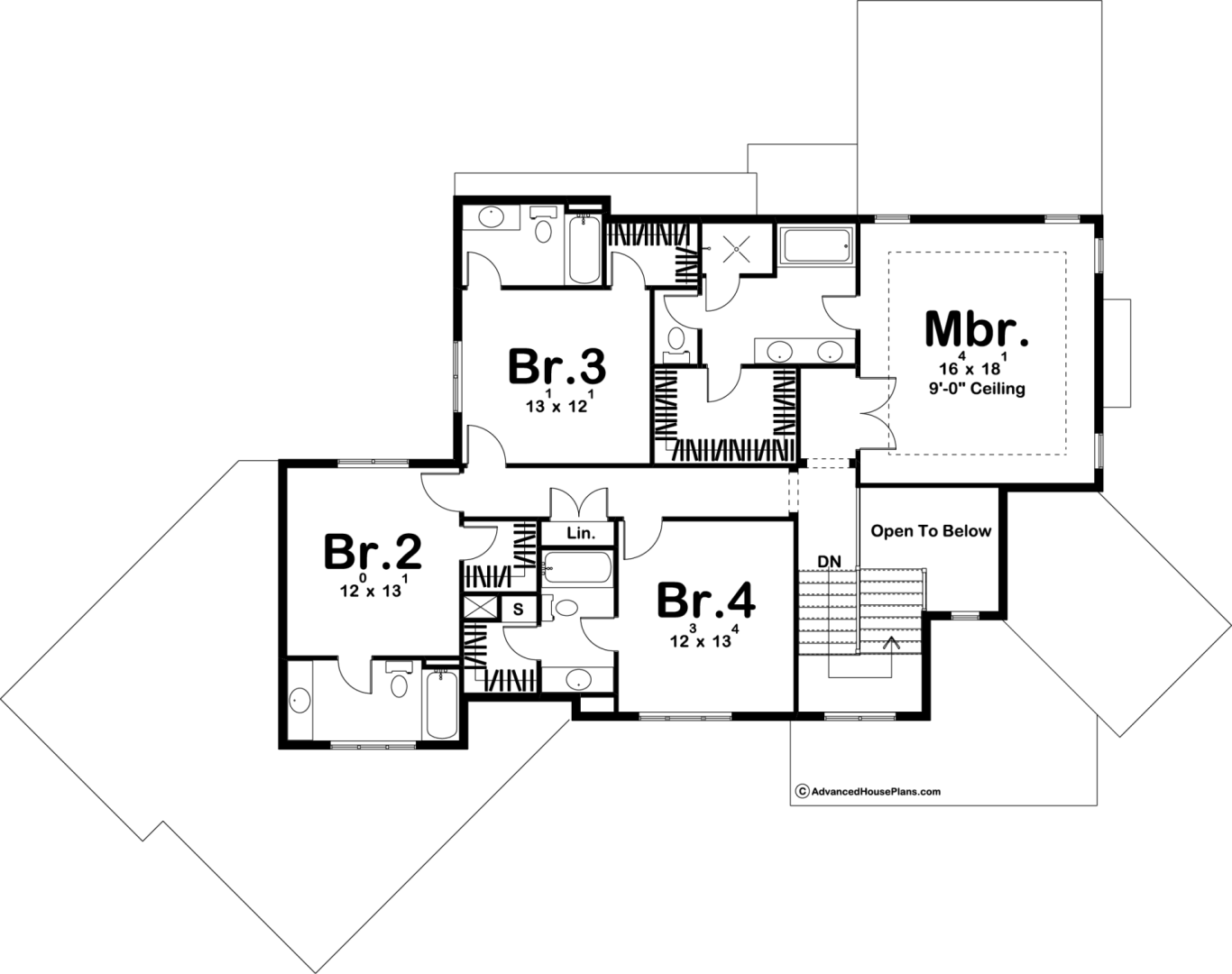 2 Story Modern Farmhouse House Plan | Shadow Creek