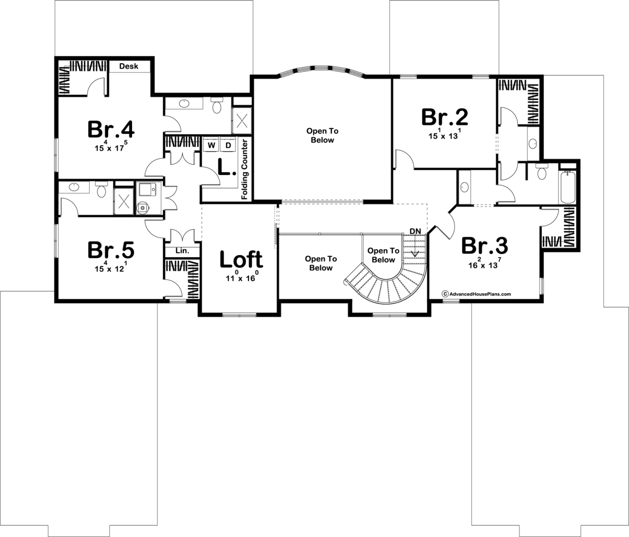 2 Story Mediterranean House plan | Magnolia
