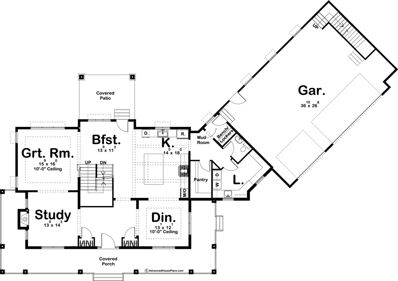 2 Story Modern Farmhouse House Plan Melrose