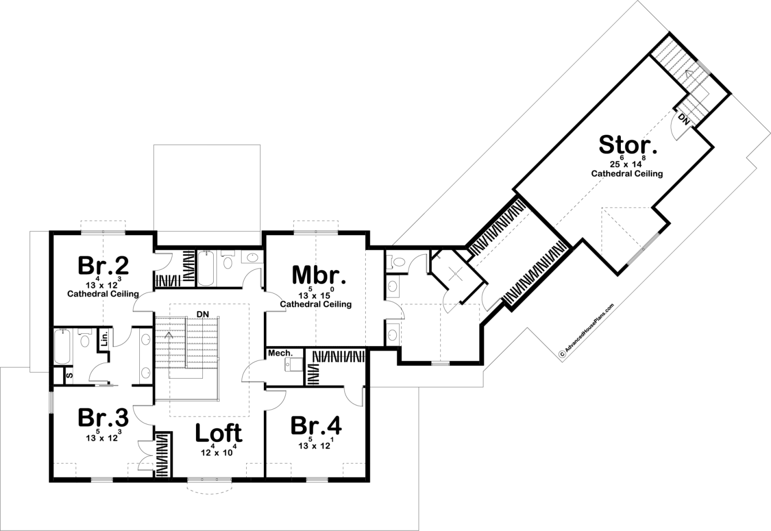 2 Story Modern Farmhouse House Plan | Melrose
