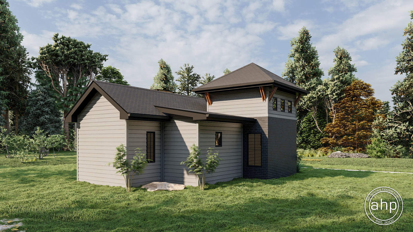 Craftsman Style ADU House Plan | Cotton Creek