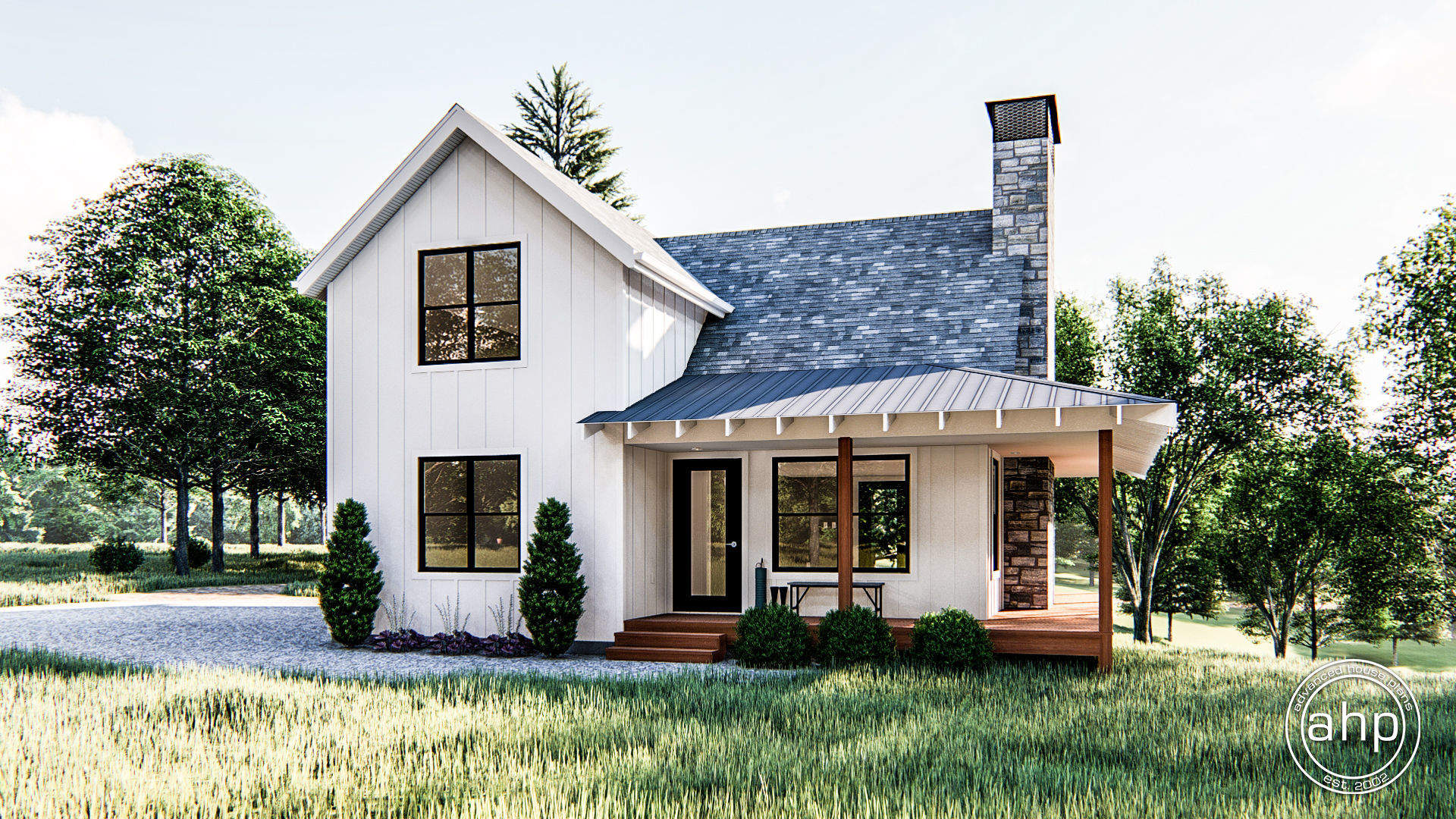 Modern Farmhouse Cabin Plan | Lilly