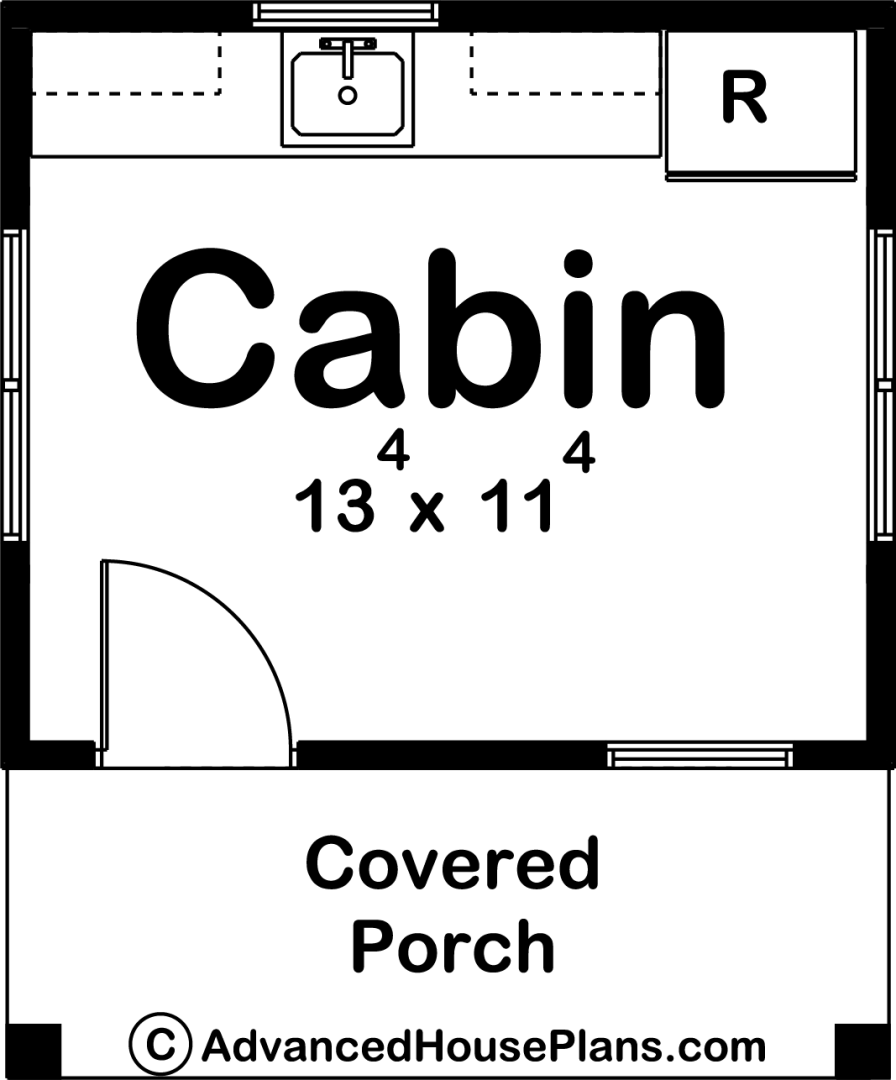 Cottage Style Cabin Plan