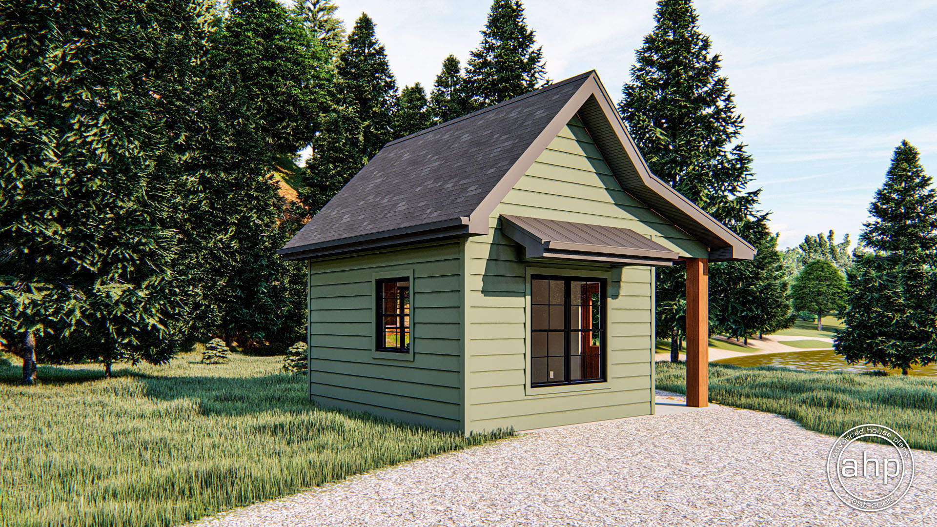 Traditional Style Cabin Plan