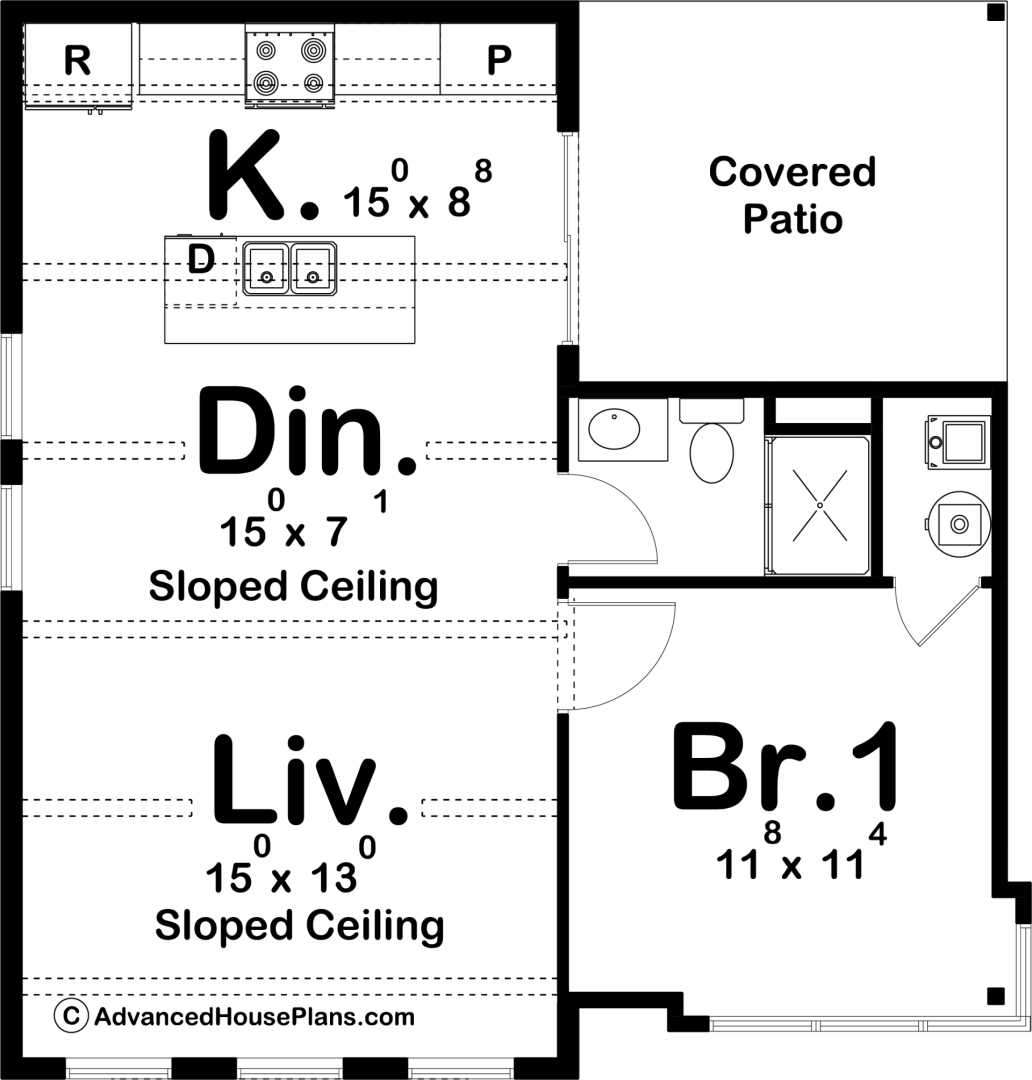 Modern Style Cabin Plan | Rustler