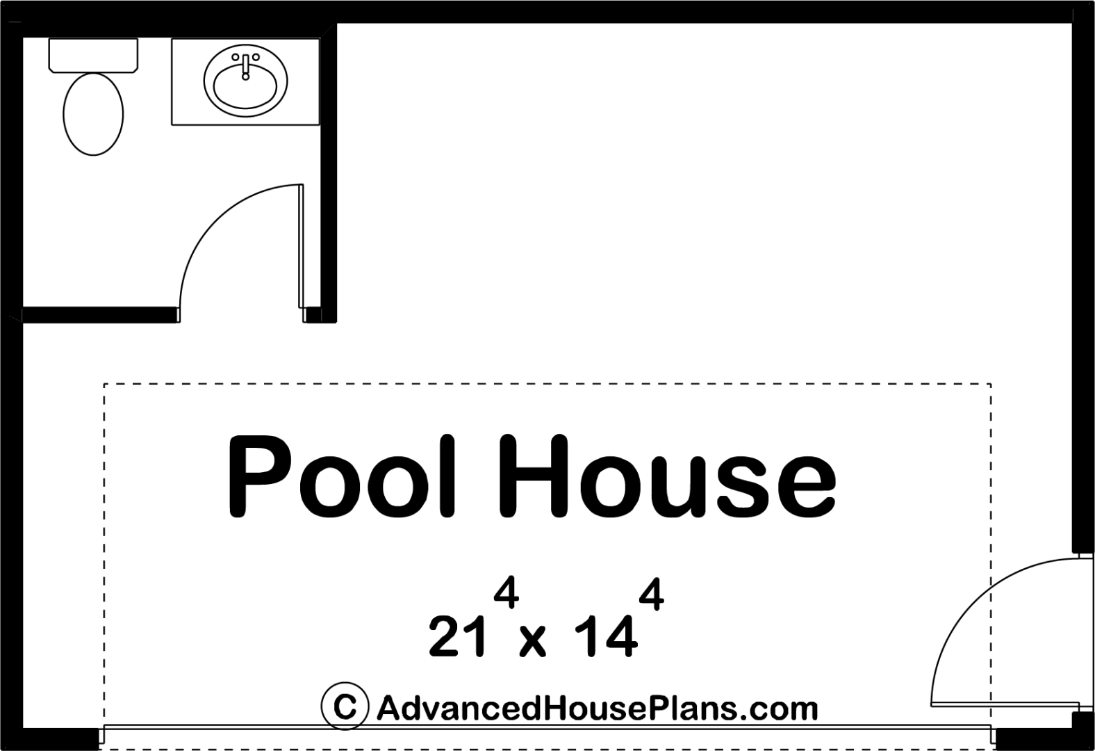 Pool House Plan | Raburn