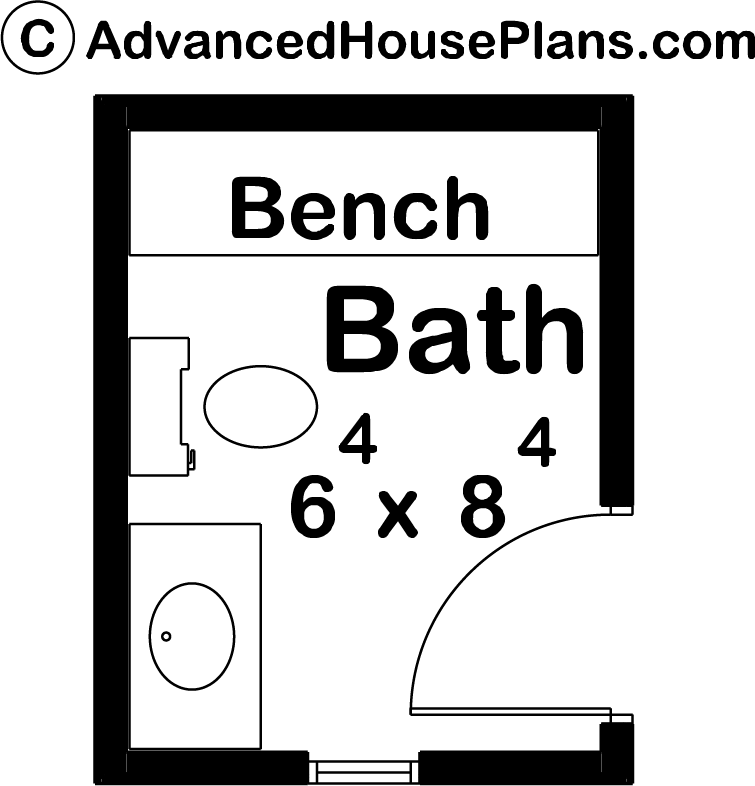 Bath House Plan | Langhorn