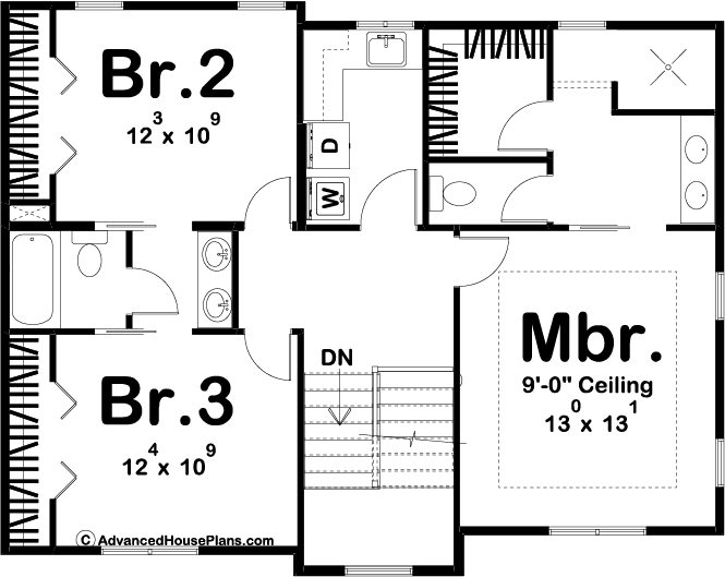 1 Story Mountain Rustic House Plan | Aspen