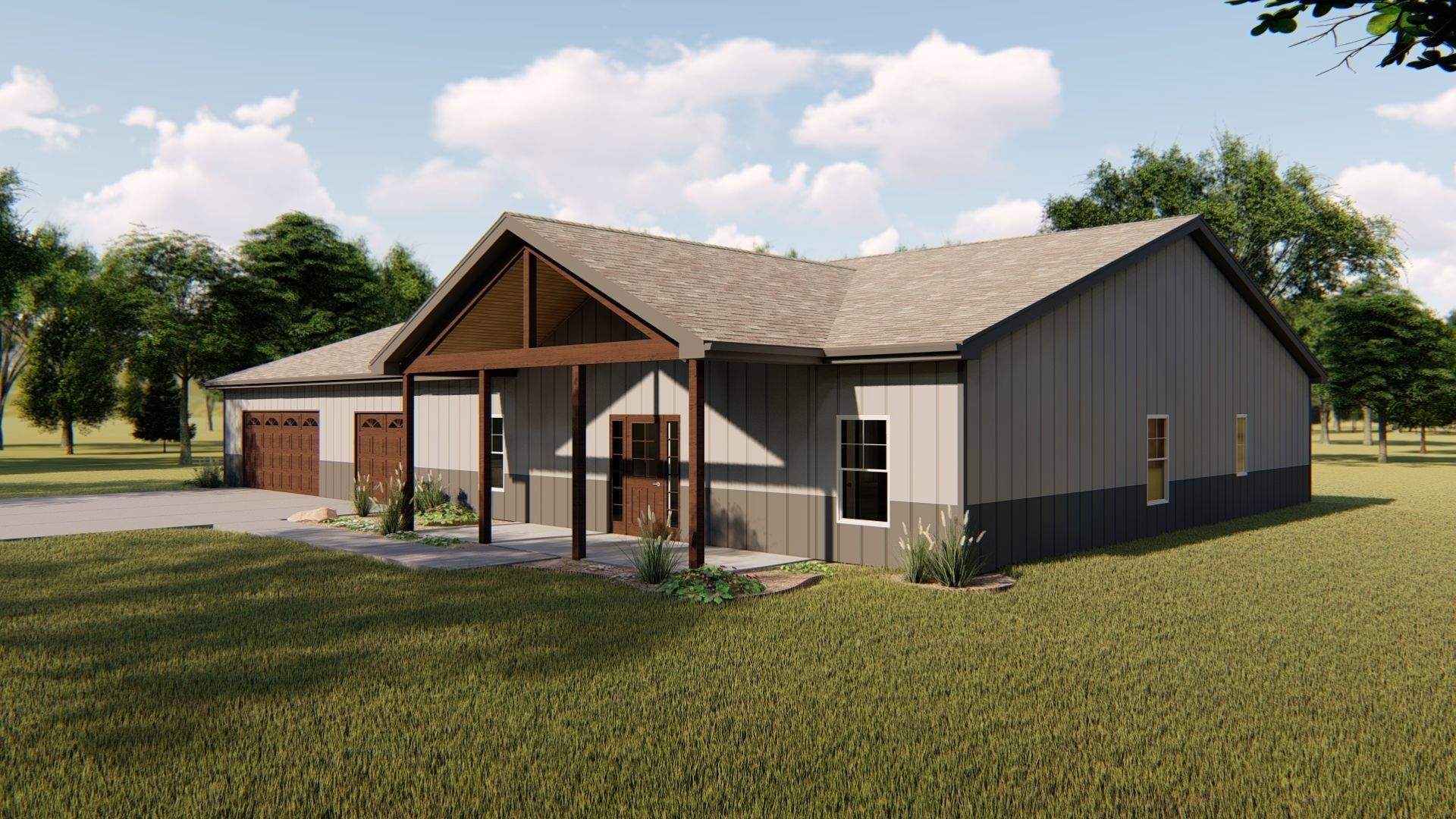 Post Frame Home Barndominium Plan Grand Valley