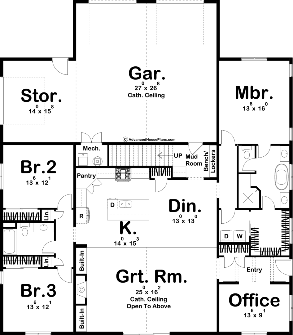 Barndominium Style Ranch Plan | Wakefield