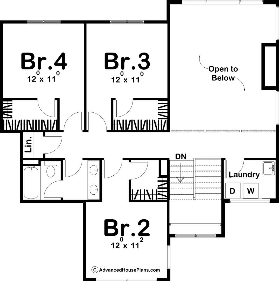 1.5 Story Modern Prairie House Plan | Forest Glen