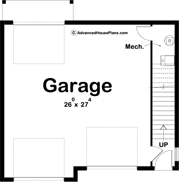 Traditional Style Apartment Garage | Riesling