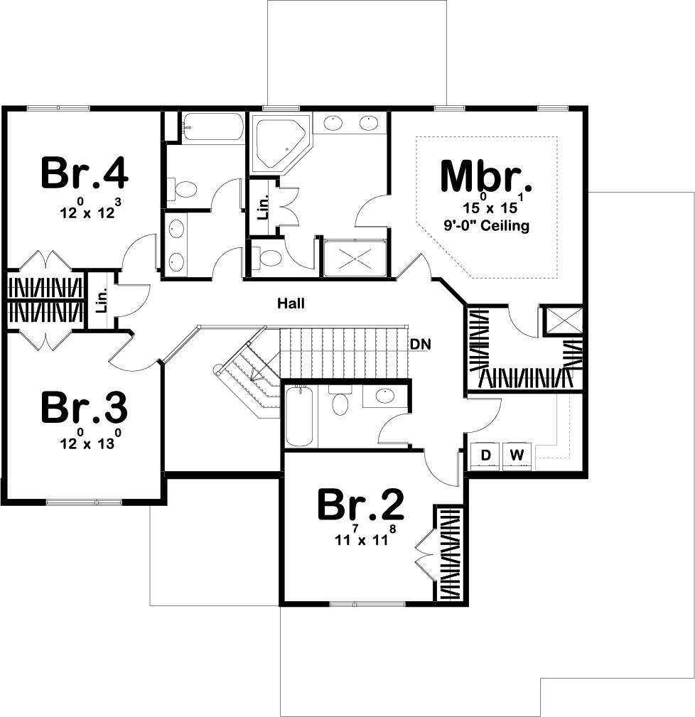 2 Story Modern Prairie Style House Plan | Snodgrass