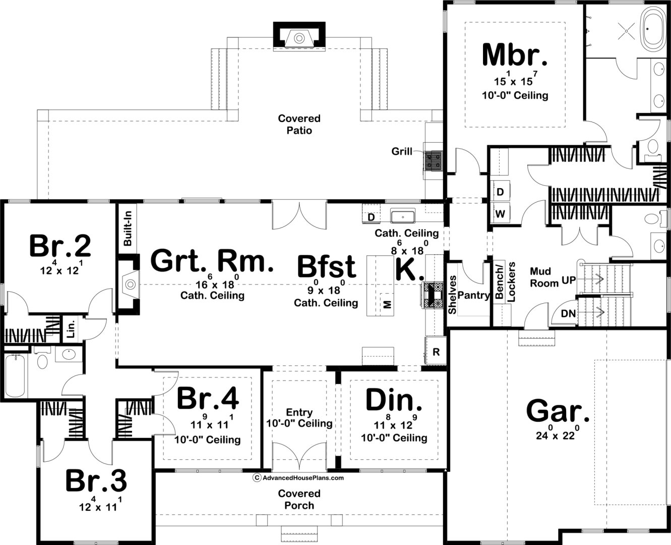 20-4-bedroom-house-plans-single-story-great-ideas