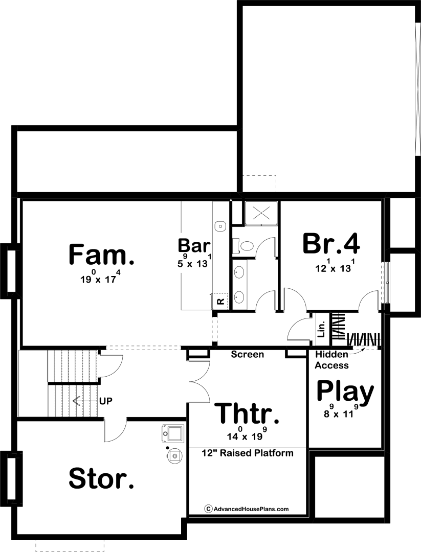 1.5 Story Modern Cottage Style Plan | Fox Hills