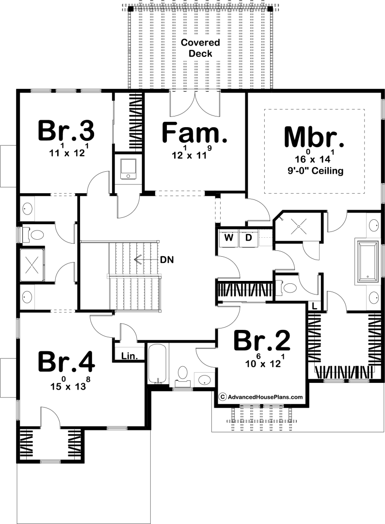2 Story Modern Farmhouse Style House Plan | Archery