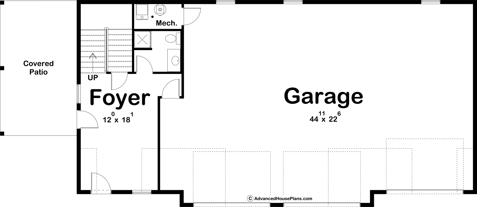 Craftsman Style Carriage House Plan | Burwell
