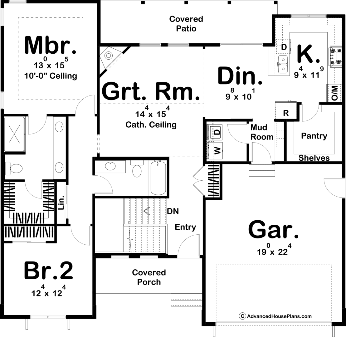 Ranch House Plan Home Design Ideas