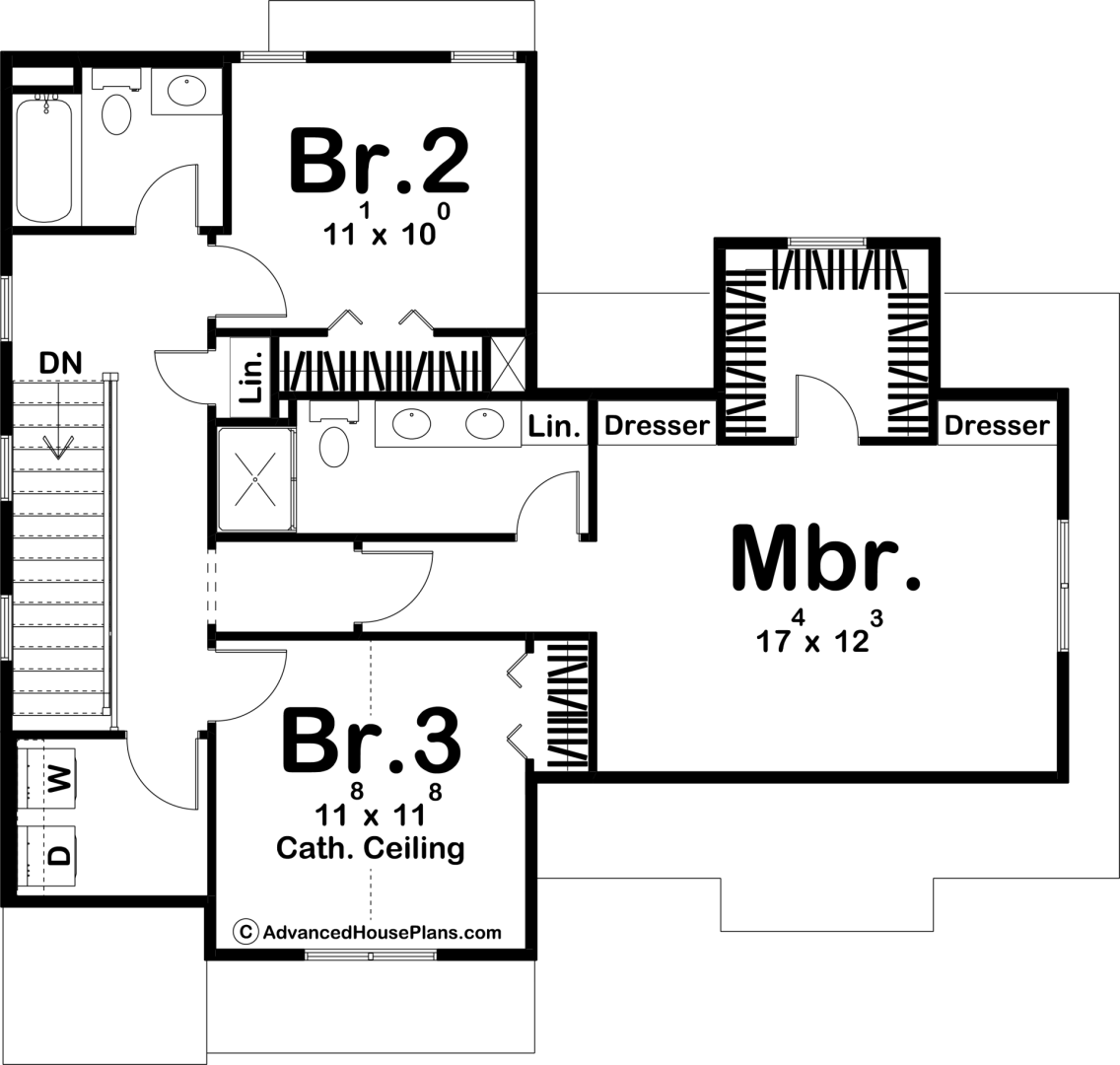 Modern Cottage Style House Plan Foxglove