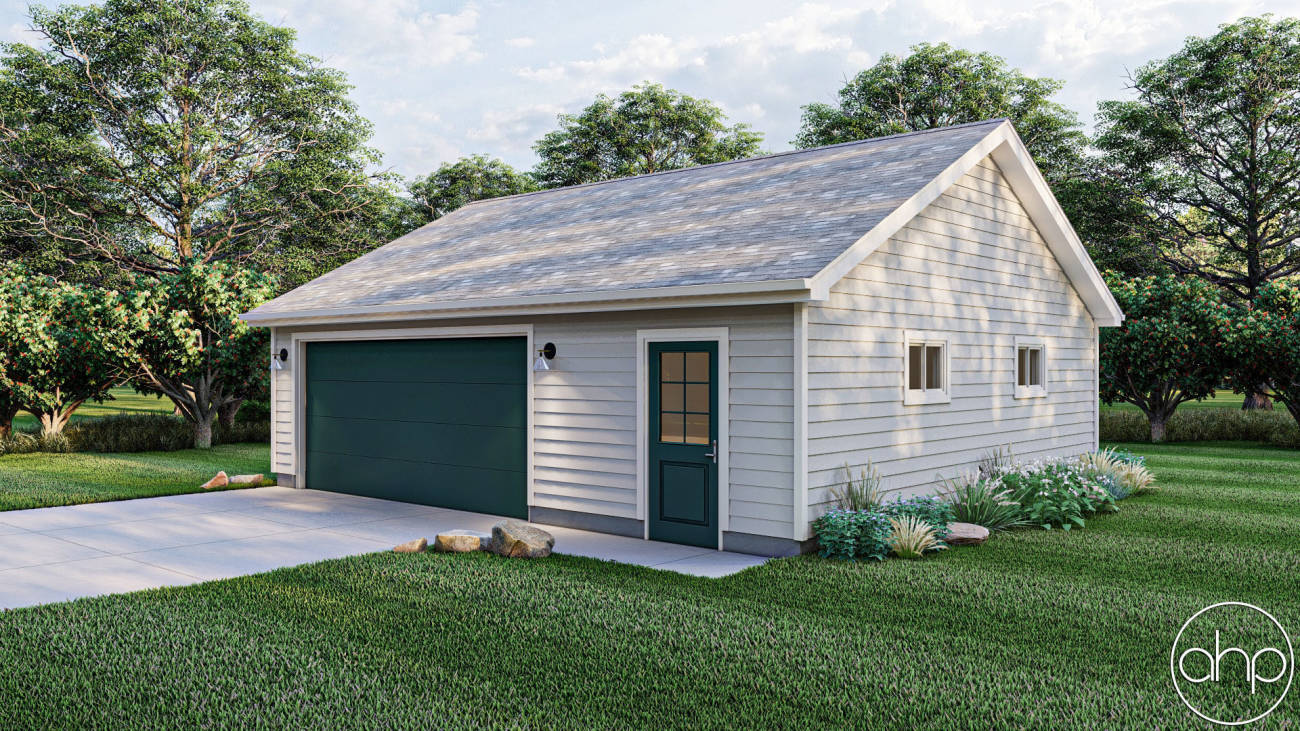 Traditional Style Garage Plan | Hemlock