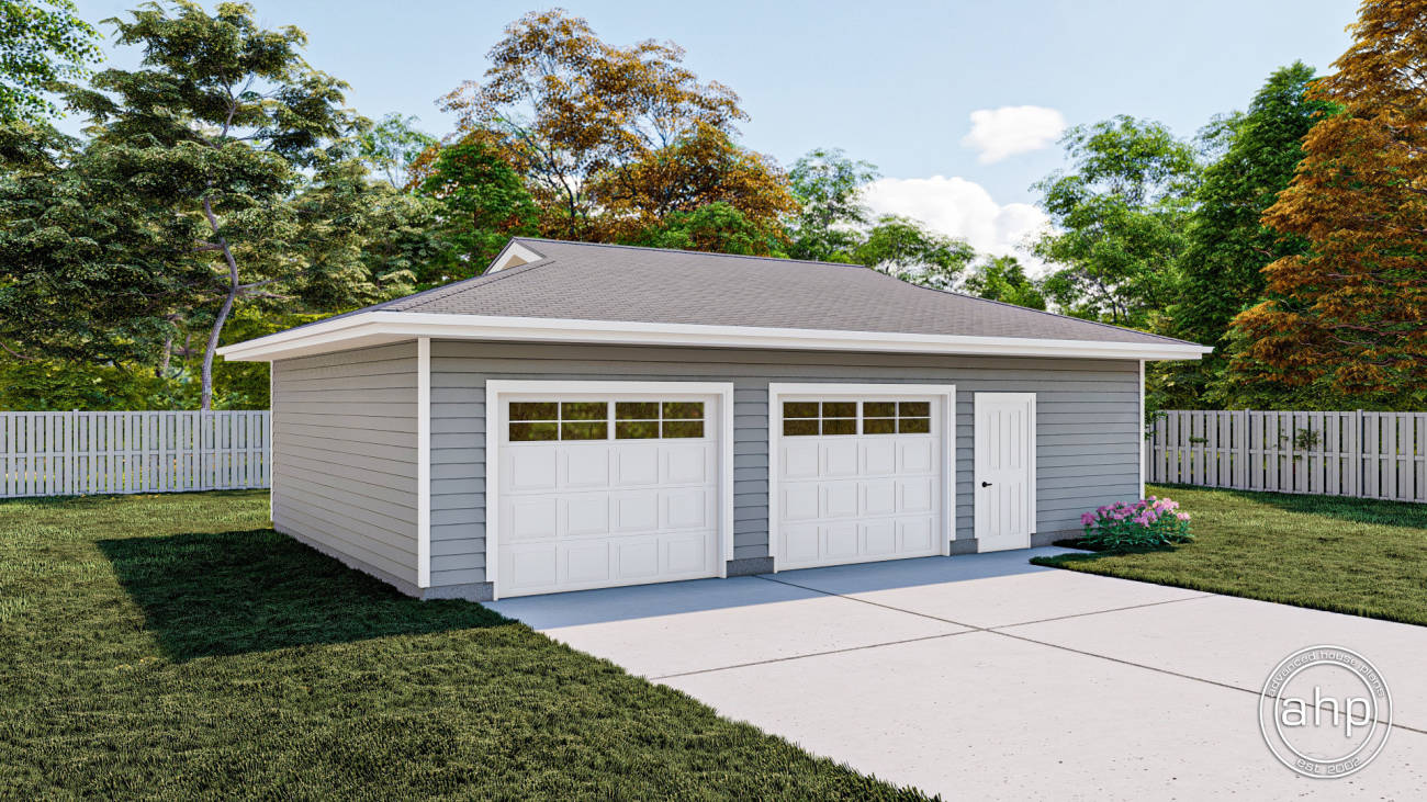 Traditional Style Garage Plan 