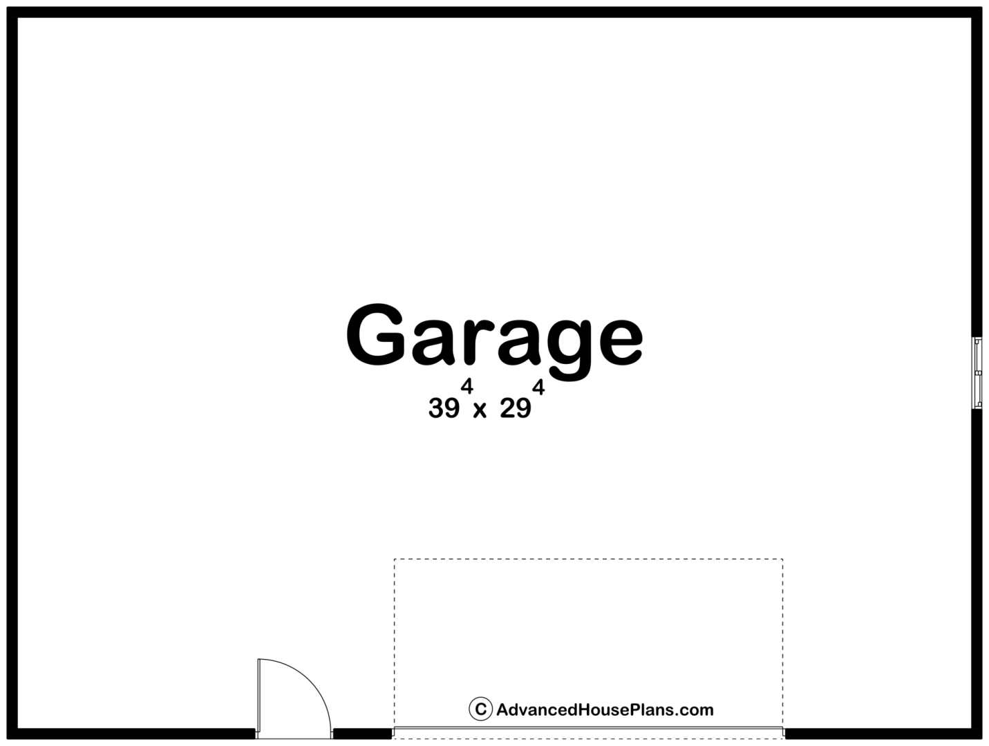 Traditional Style Garage Plan | Baldwin