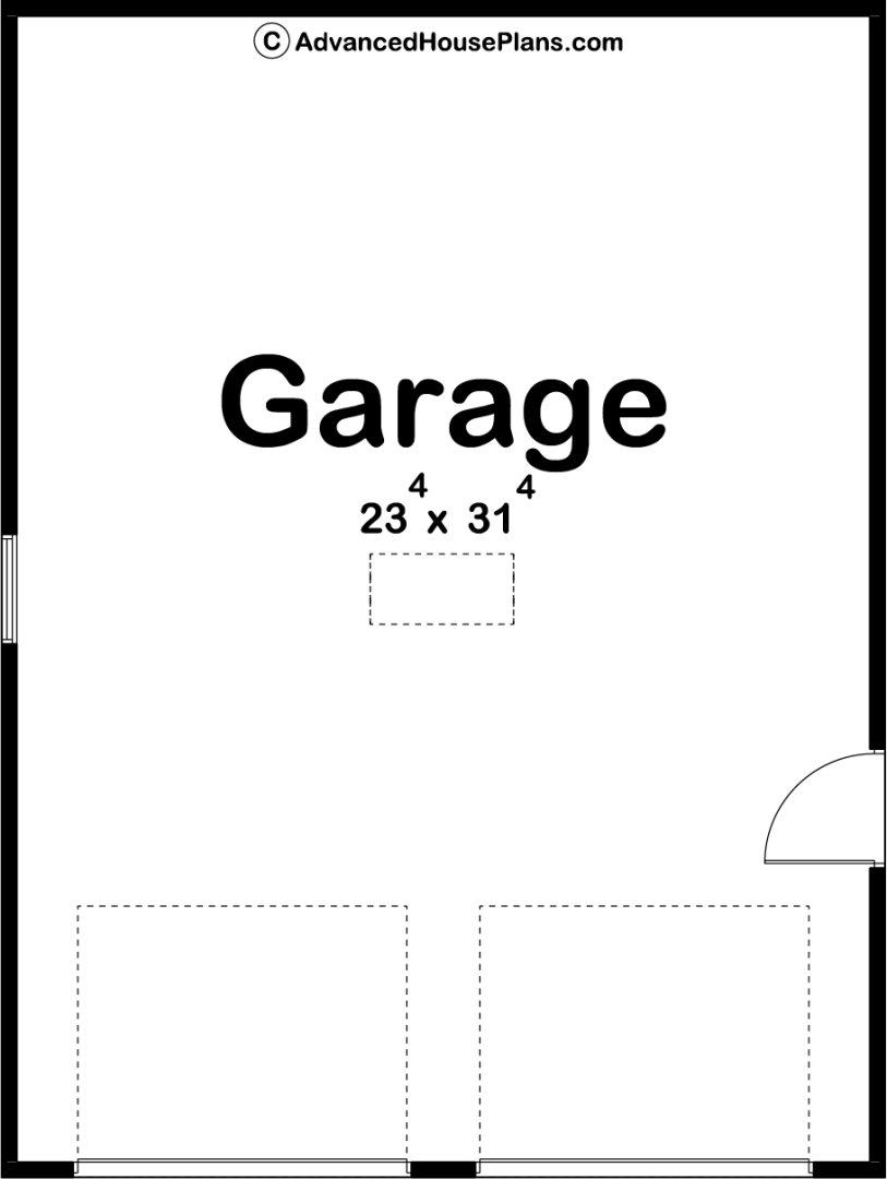 Traditional Style Garage Plan | Dexter
