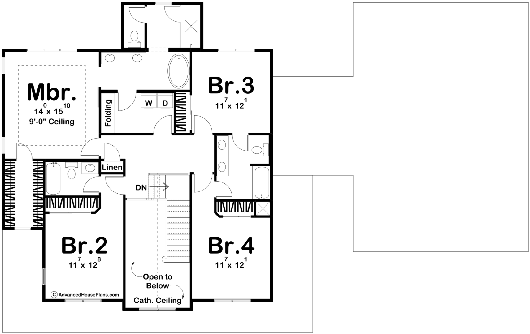 Modern Farmhouse Style 2 Story House Plan | Greenbrier Hill