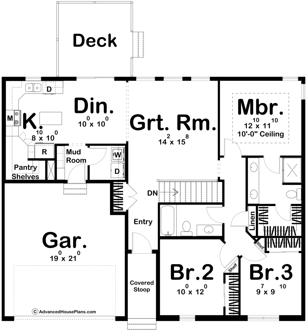 rambler house floor plans