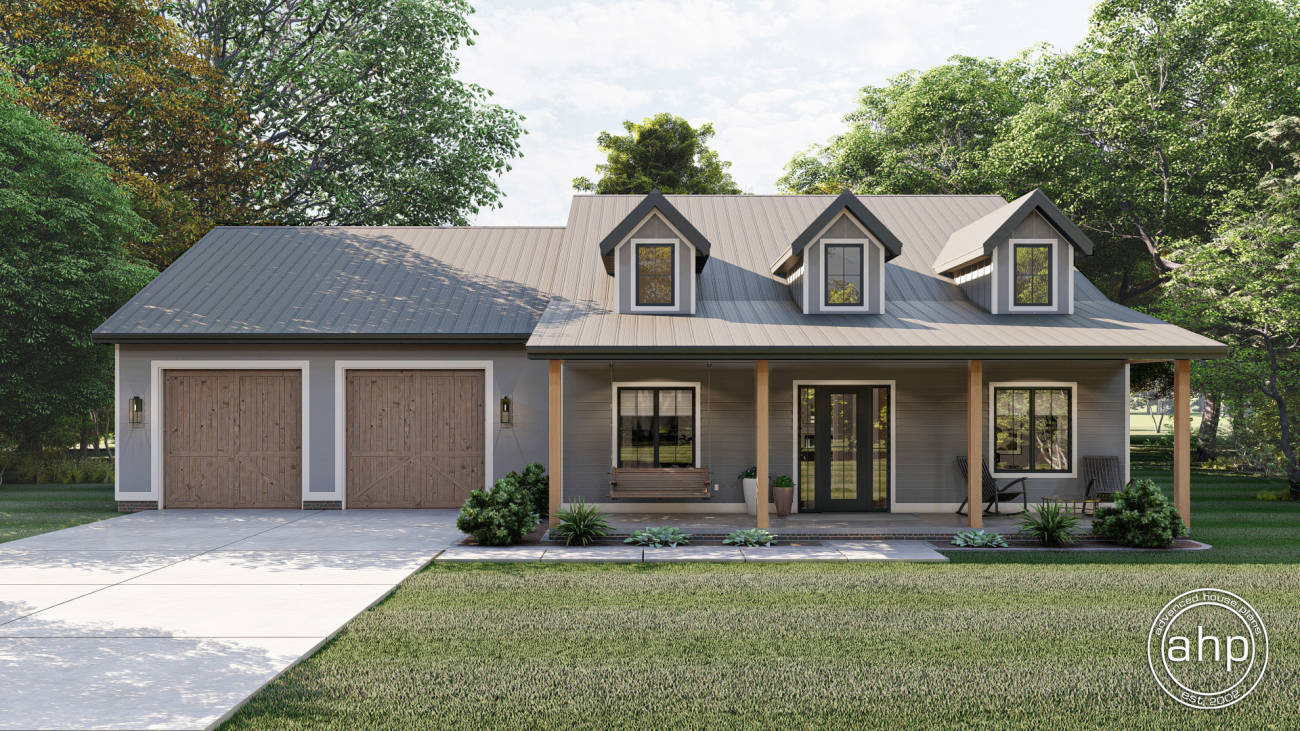 1 Story Barndominium Style House Plan | Rolling Hills