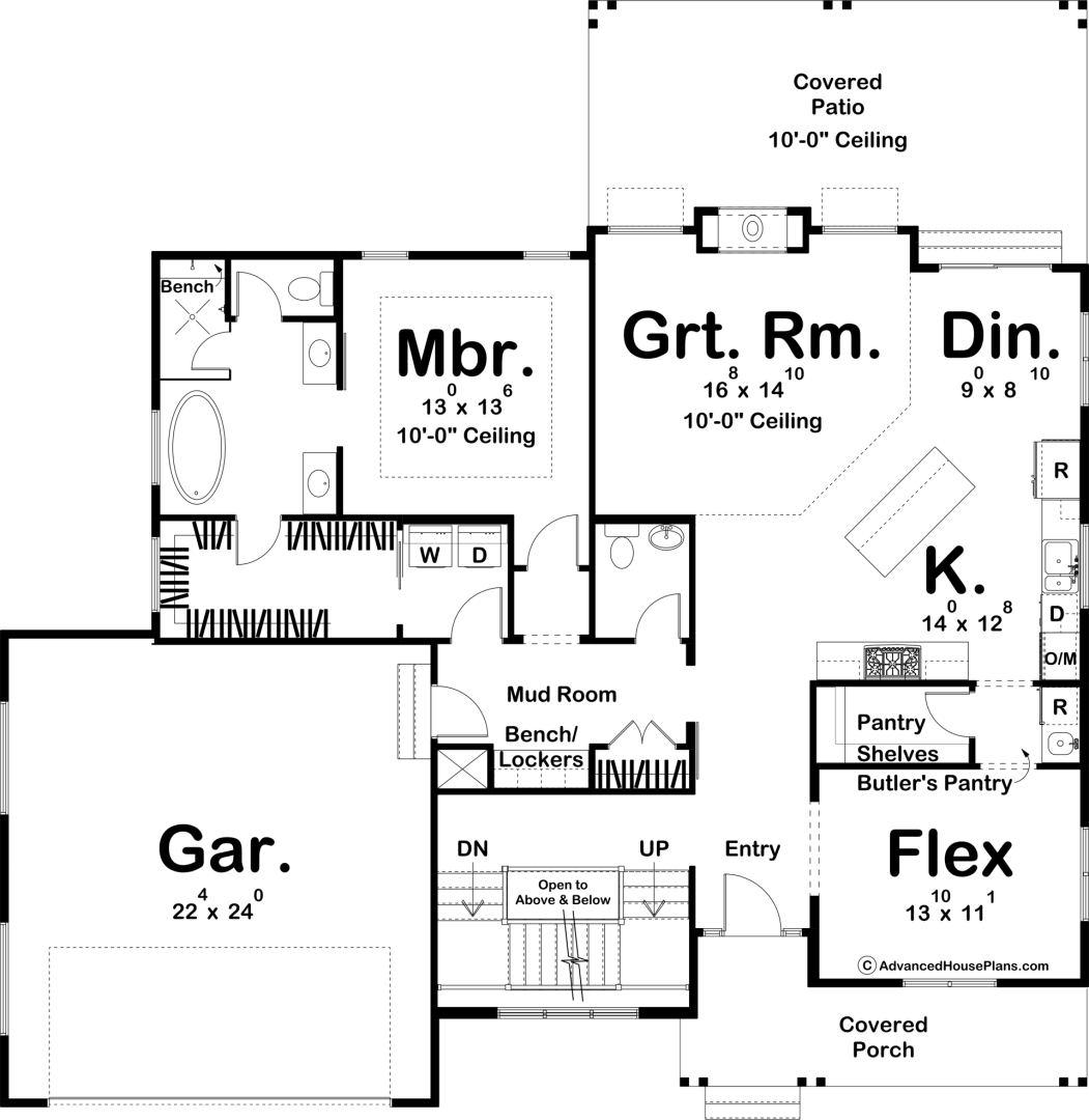 1 5 Story 4 Bedroom Modern Farmhouse Style House Plan With P